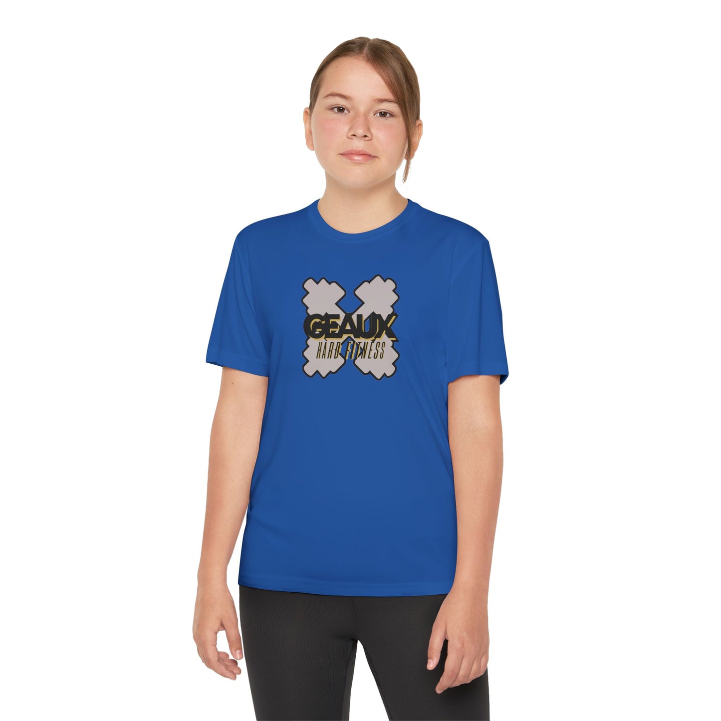 Geaux Hard Fit Youth Tee