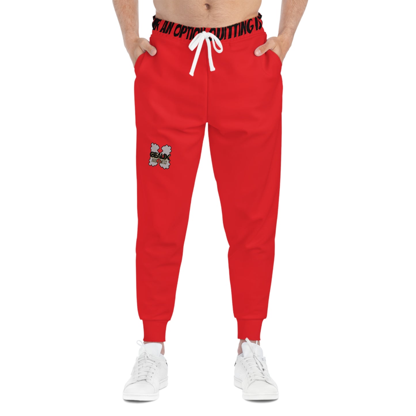 Red Geaux Hard Fit Athletic Joggers