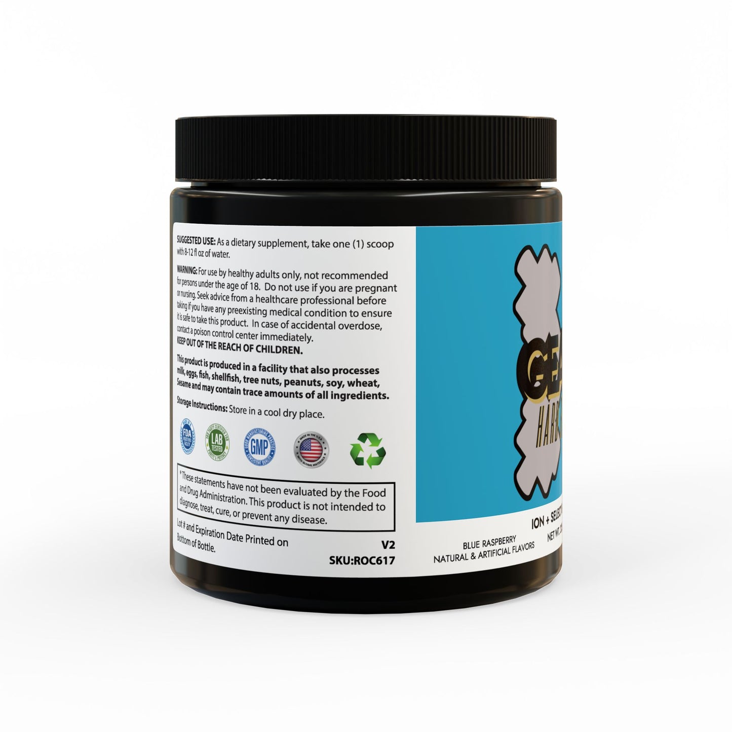 Geaux Hard Fit - ION + Select Electrolyte Supplement (225g, 7.9oz)