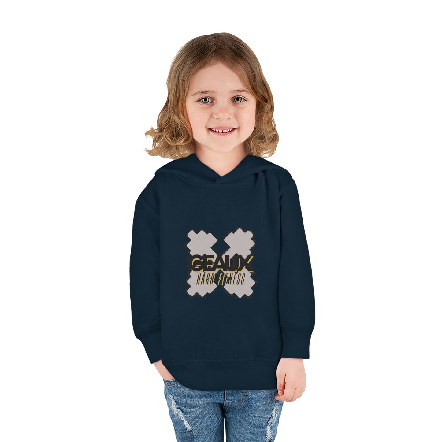 Geaux Hard Fitness Toddler Pullover Fleece Hoodie