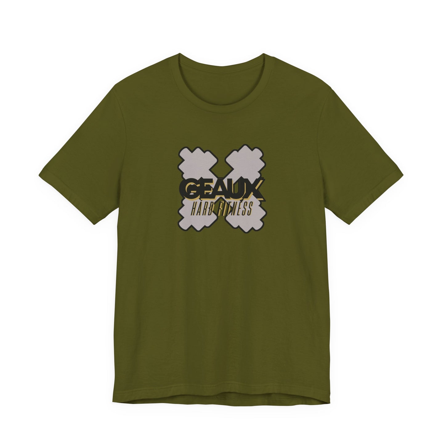Geaux Hard Fit Unisex Jersey Short Sleeve Tee