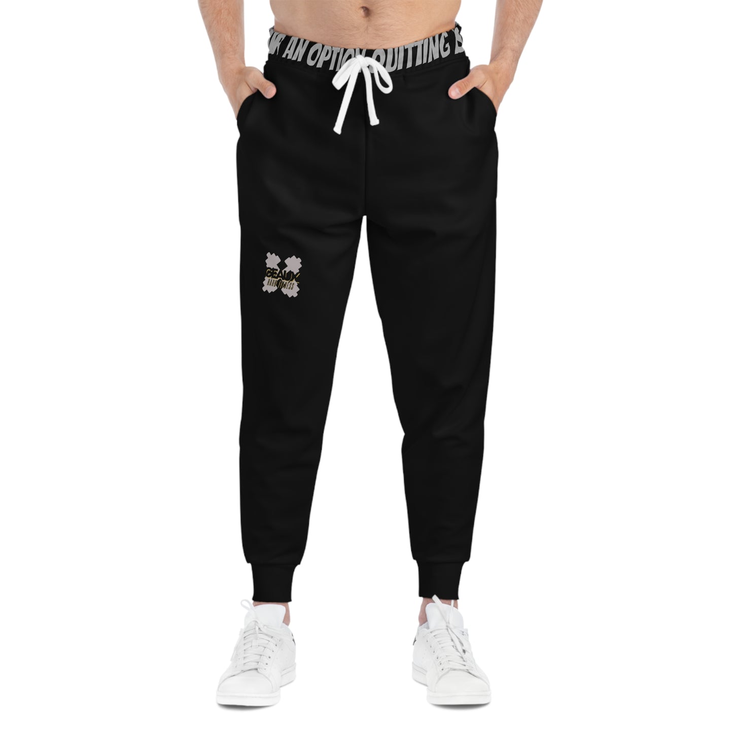Black Geaux Hard Fit Athletic Joggers