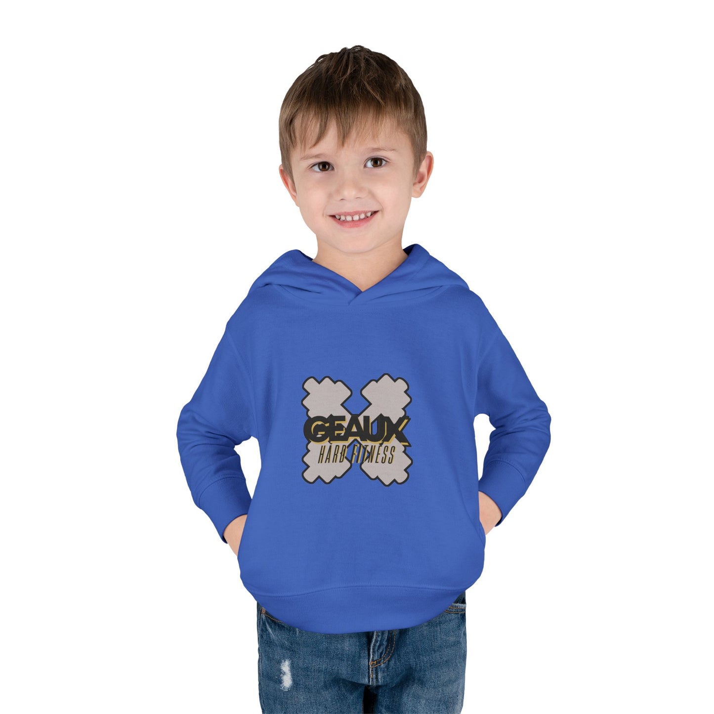 Geaux Hard Fitness Toddler Pullover Fleece Hoodie