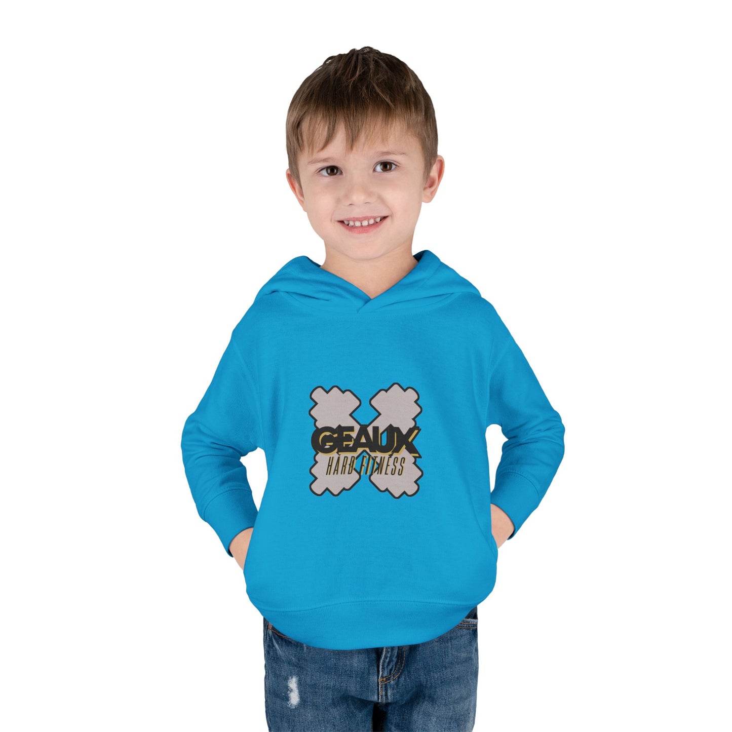 Geaux Hard Fitness Toddler Pullover Fleece Hoodie