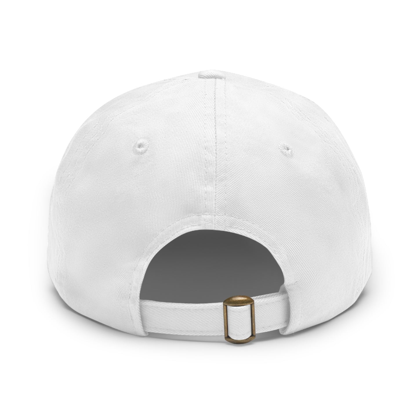Geaux Hard Fit Dad Hat with Leather Patch (Round)