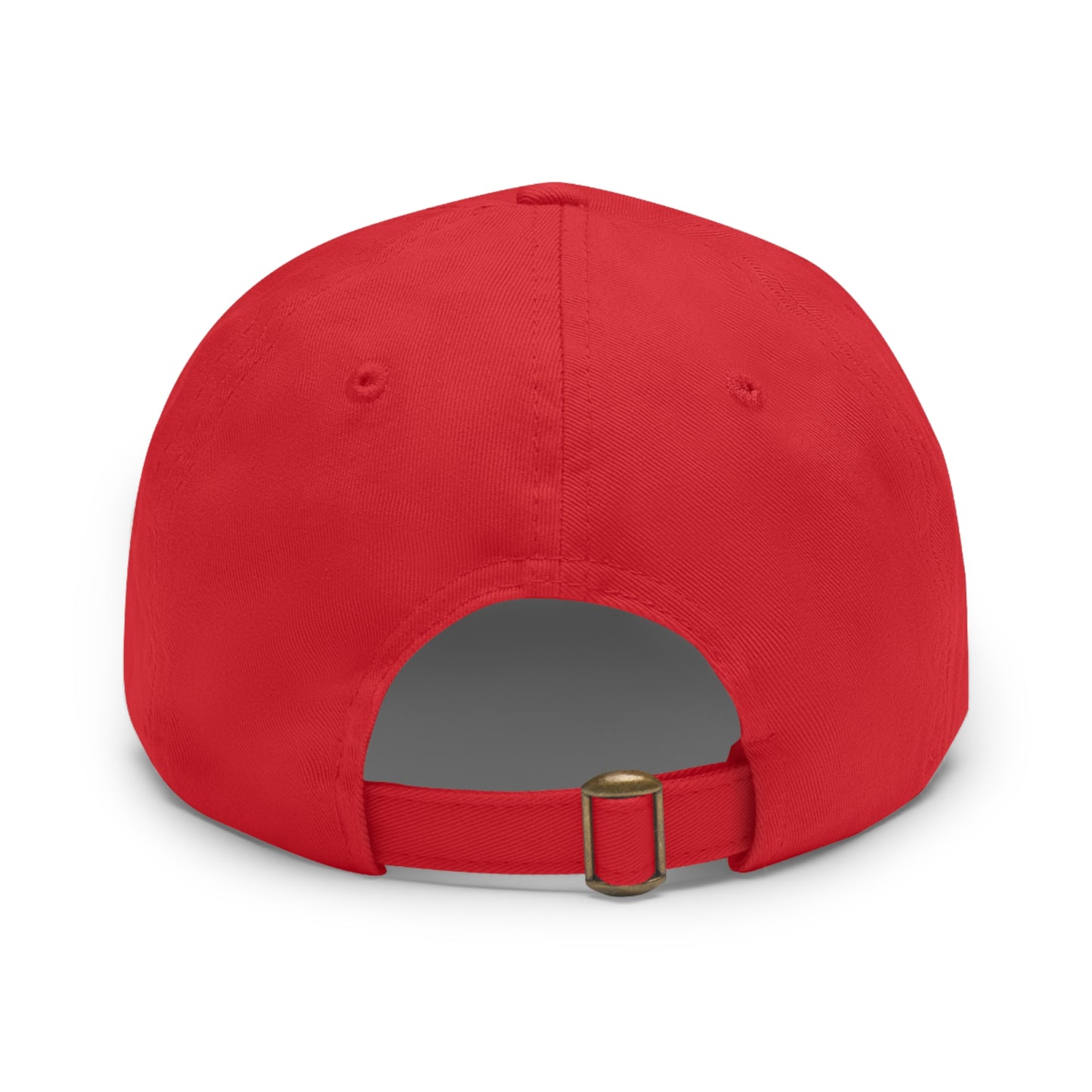 Geaux Hard Fit Dad Hat with Leather Patch (Round)