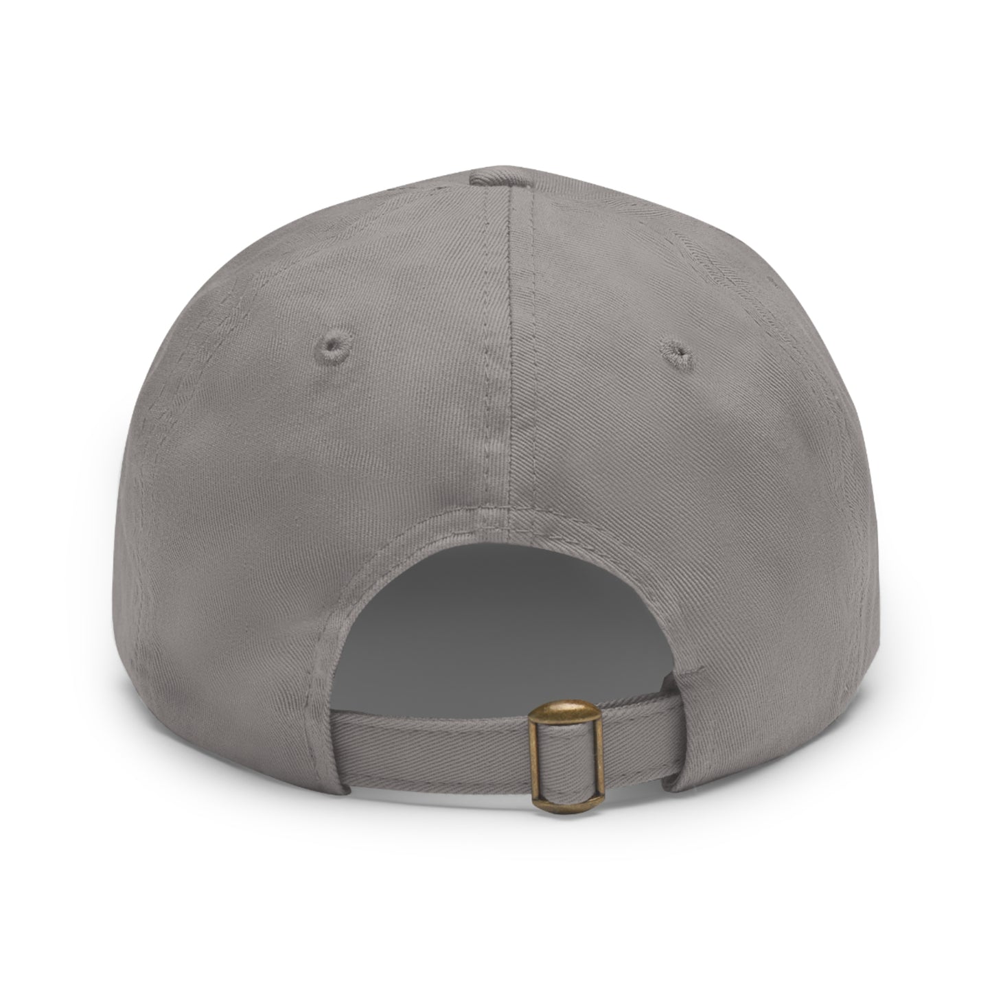 Geaux Hard Fit Dad Hat with Leather Patch (Round)