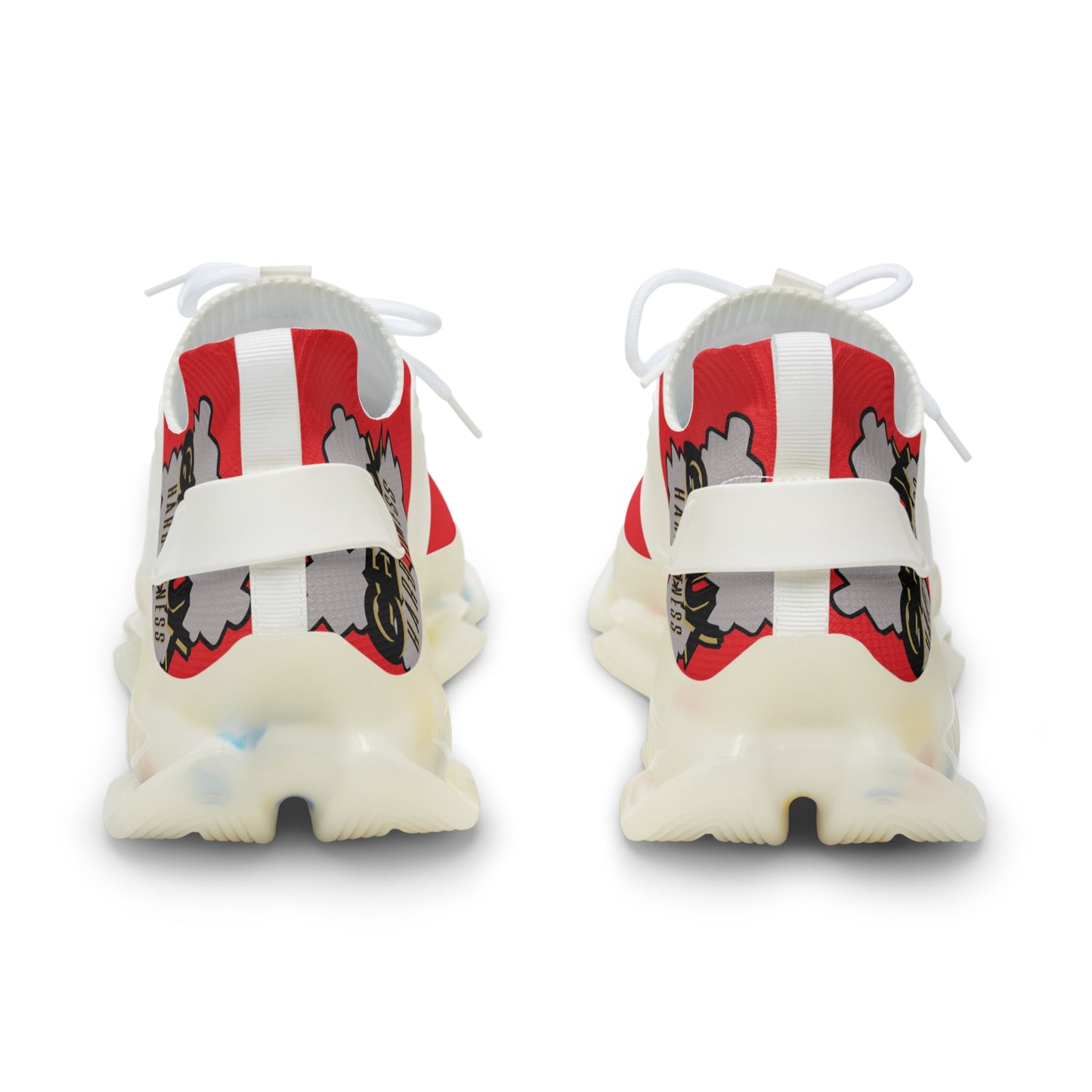 Red Geaux Hard Fit Men's Mesh Sneakers