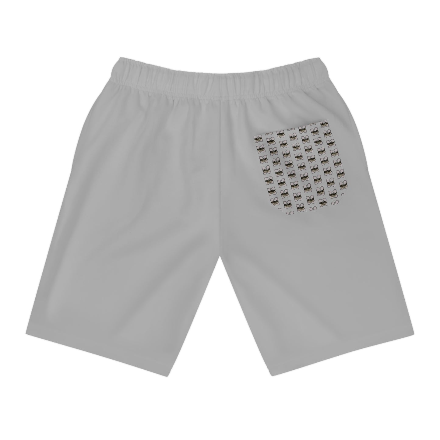 Grey Geaux Hard Fit Athletic Long Shorts