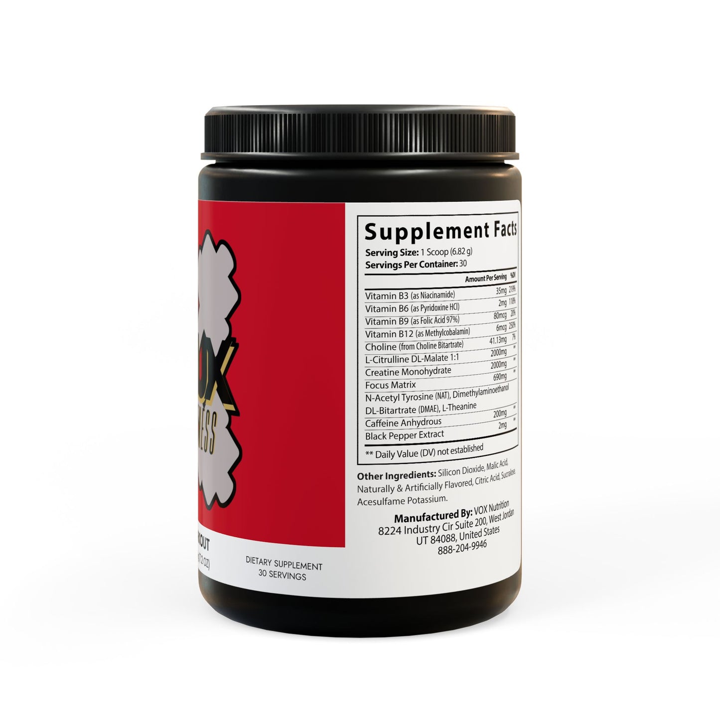 Geaux Hard Pre-Workout Supplement, Fruit Punch (204g, 7.1oz)