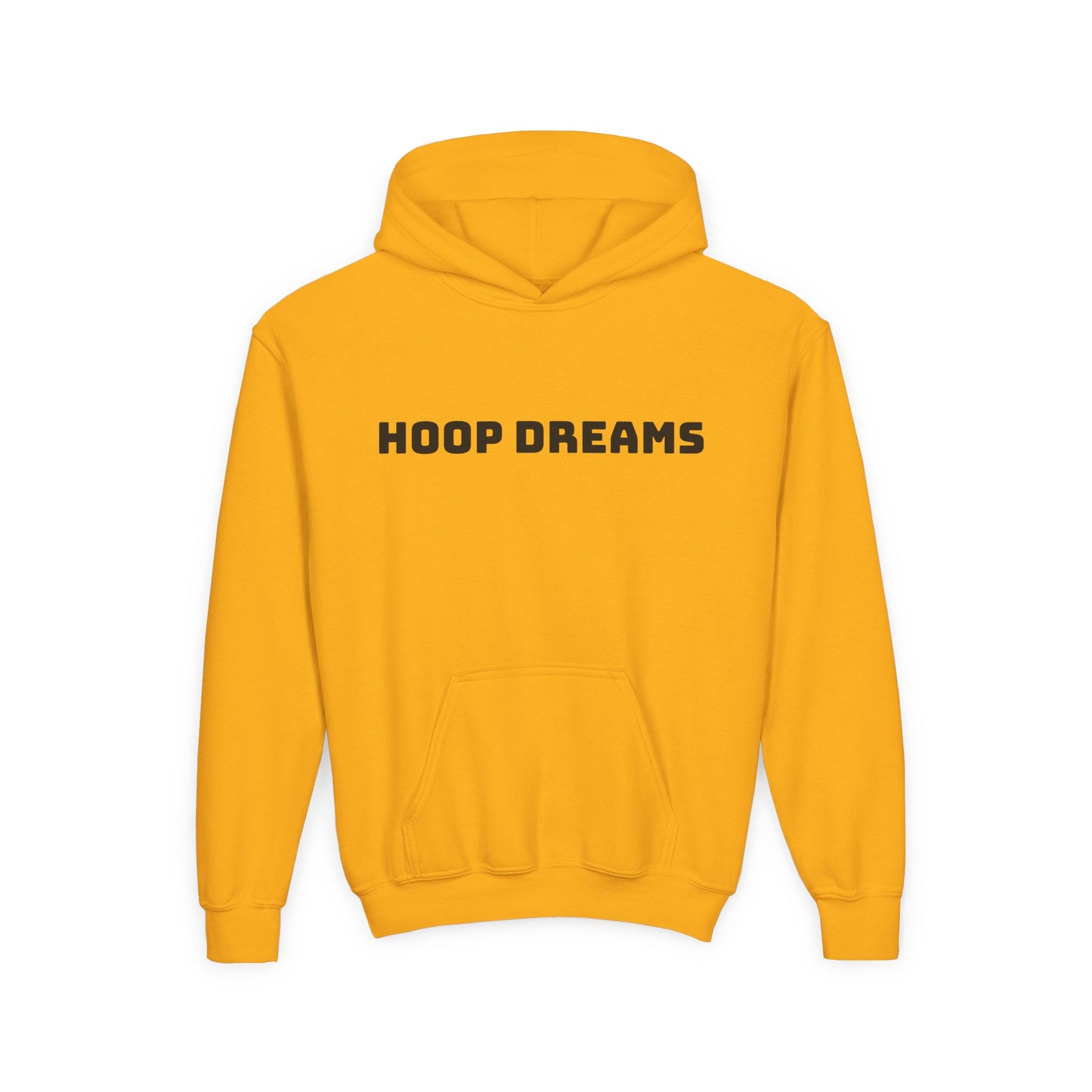 Youth Hooded Sweatshirt with Hoop Dreams Design