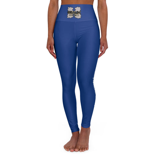 Blue Geaux Hard Fit High Waisted Yoga Leggings
