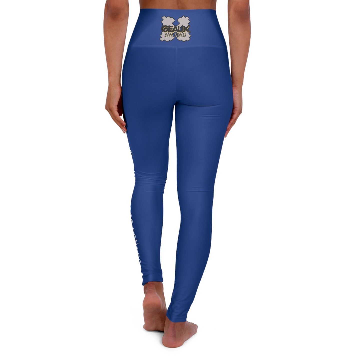 Blue Geaux Hard Fit High Waisted Yoga Leggings