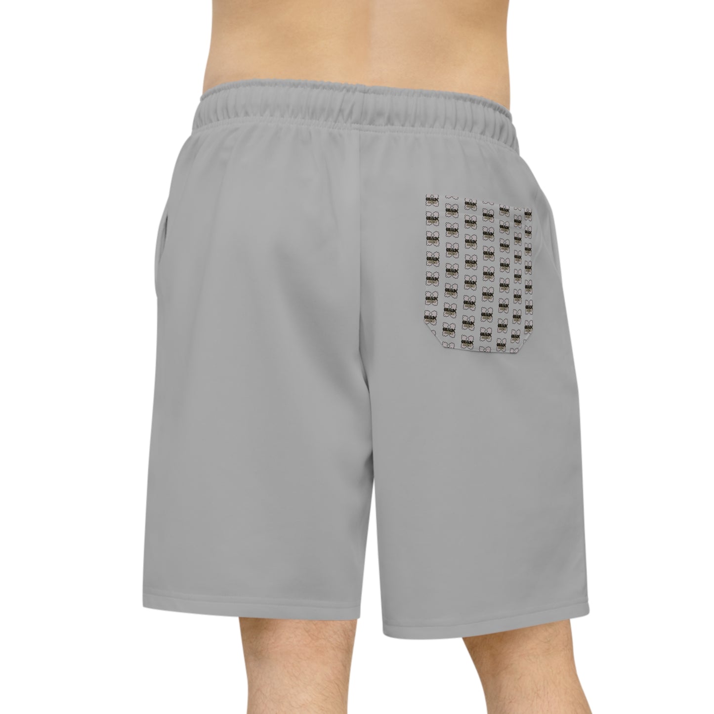 Grey Geaux Hard Fit Athletic Long Shorts