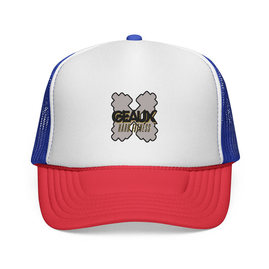 Geaux Hard Trucker Caps with Unique Design | Perfect for Outdoor Adventures, Festivals, Casual Wear, Gifts, Summer Events