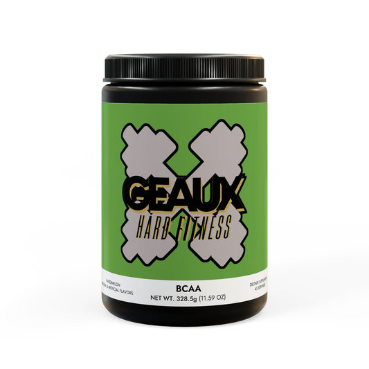 Geaux Hard - BCAA Supplement, Watermelon (325g, 11.46oz, 45 servings)