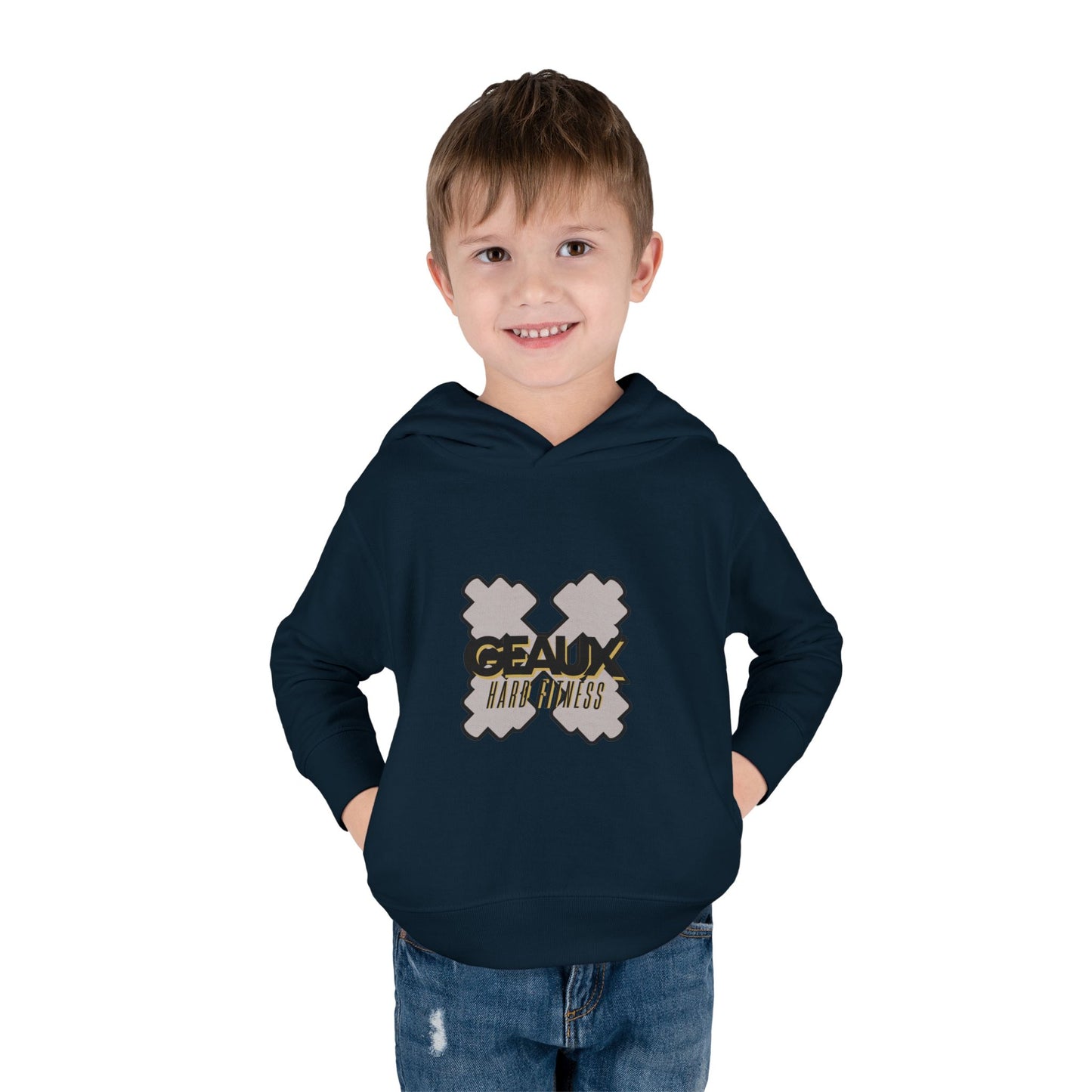 Geaux Hard Fitness Toddler Pullover Fleece Hoodie