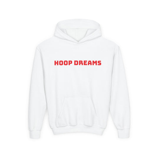 Youth Hooded Sweatshirt with Hoop Dreams Design