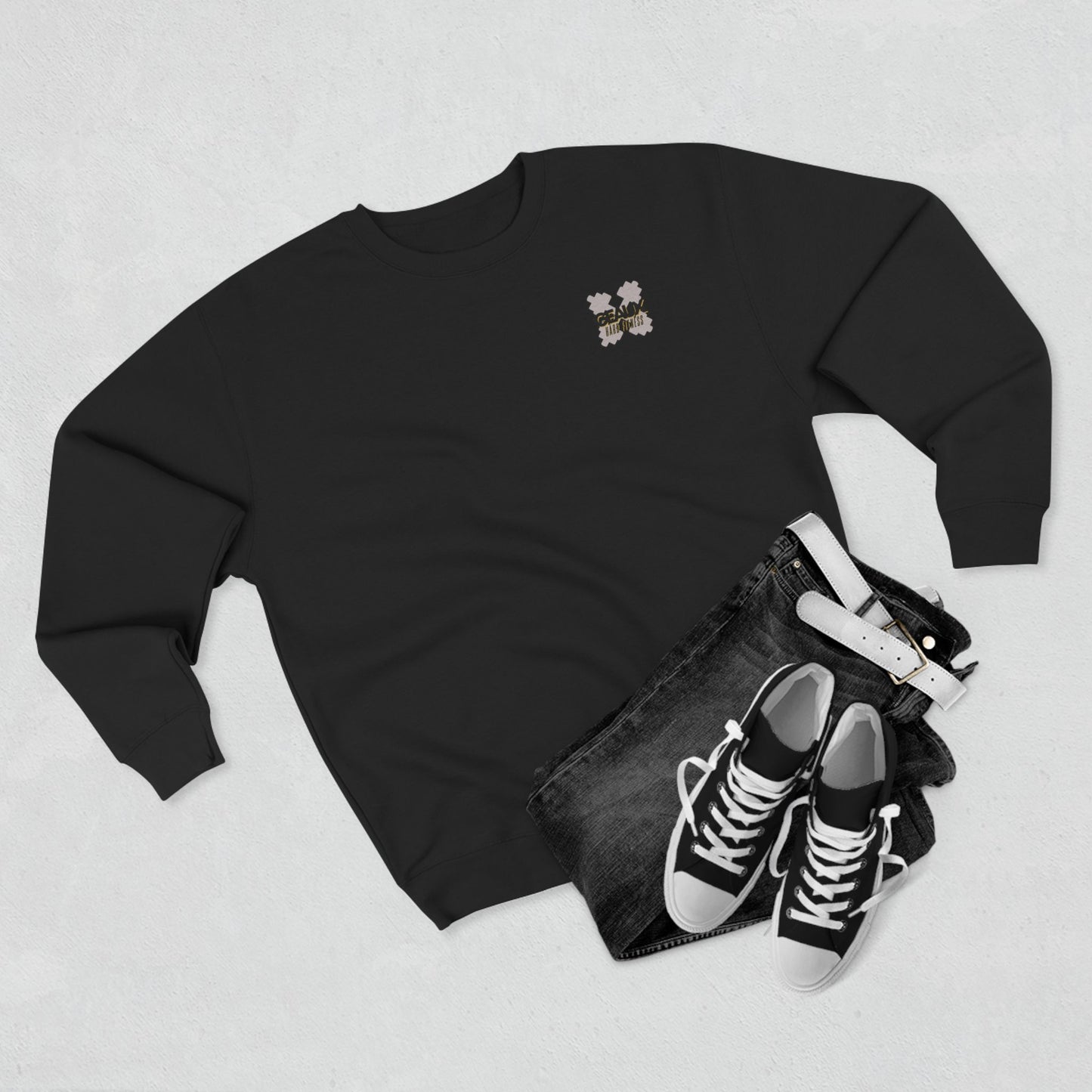 GEAUX Hard Unisex Premium Crewneck Sweatshirt