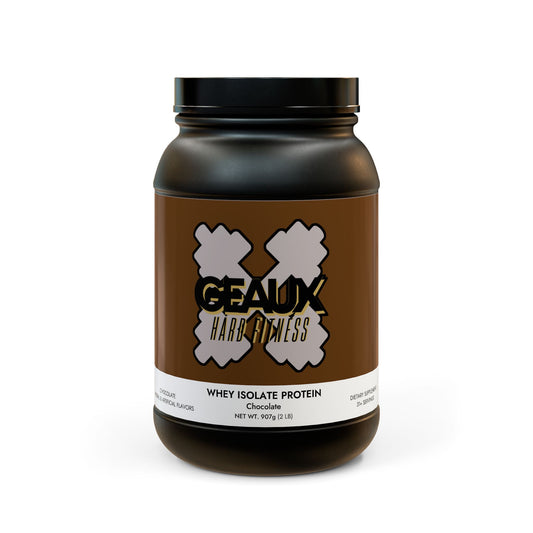 Geaux Hard Fit - Whey Isolate Protein Supplement (907g, 2lb)