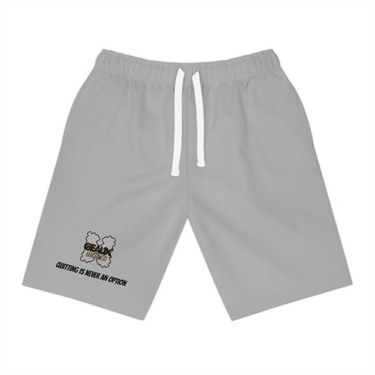 Grey Geaux Hard Fit Athletic Long Shorts